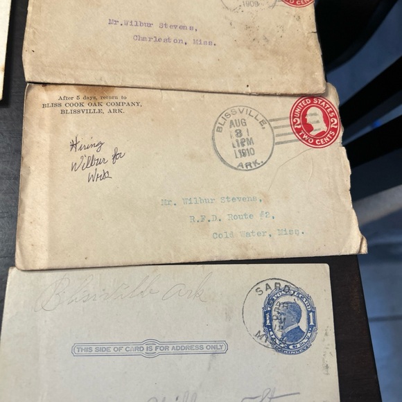 Vintage Stamped Envelopes Collection lot of 106 postmarked 1902-1960 - Picture 5 of 15